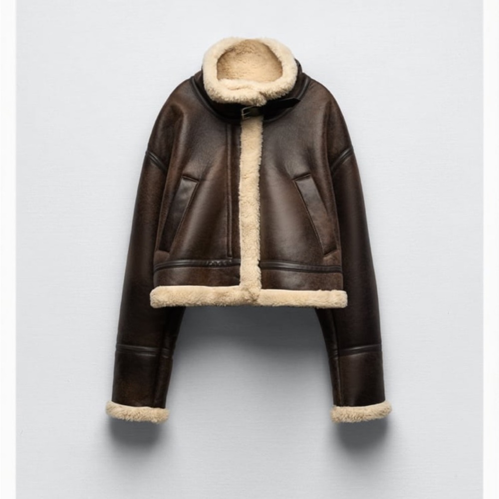 NWT ZARA double faced jacked